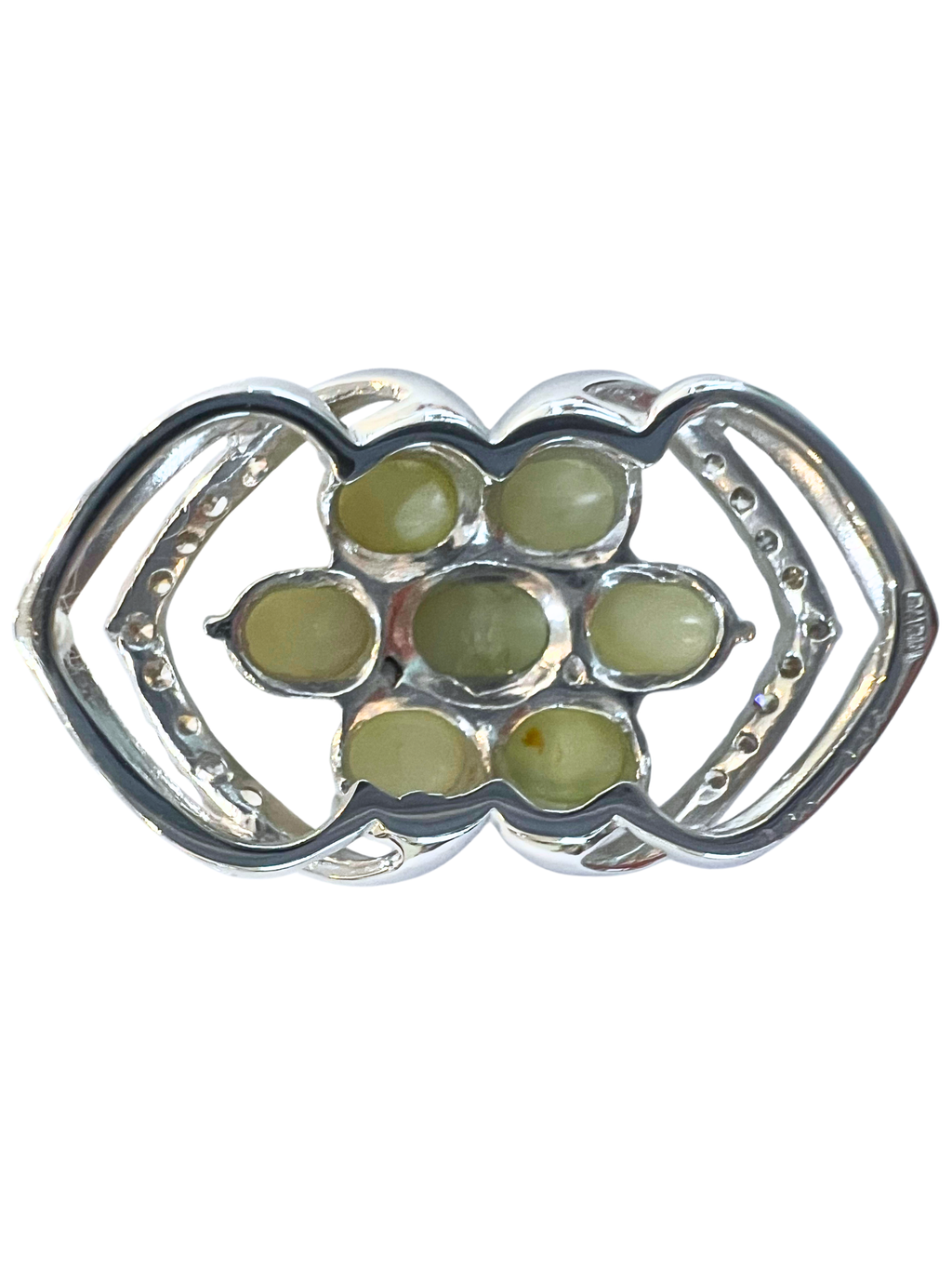 Natural Chrysoberyl Cat Eye's Diamond Pendant