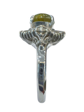 Natural Chrysoberyl Cat Eye's Diamond Ring