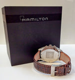 Hamilton Watch-Mens Leather Strap