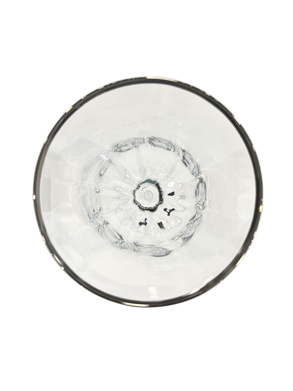 La Reine Venizia Platinum Red Wine Glass Set Of 6