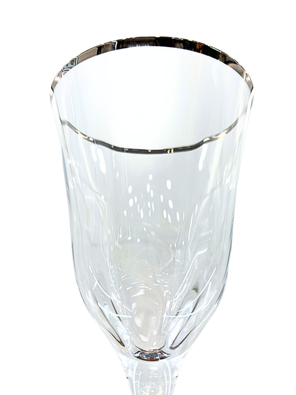 La Reine Venizia Platinum Red Wine Glass Set Of 6