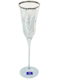 La Reine Venizia Platinum Champagne Glass Set Of 6