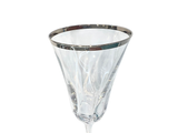 La Reine Venizia Platinum Champagne Glass Set Of 6
