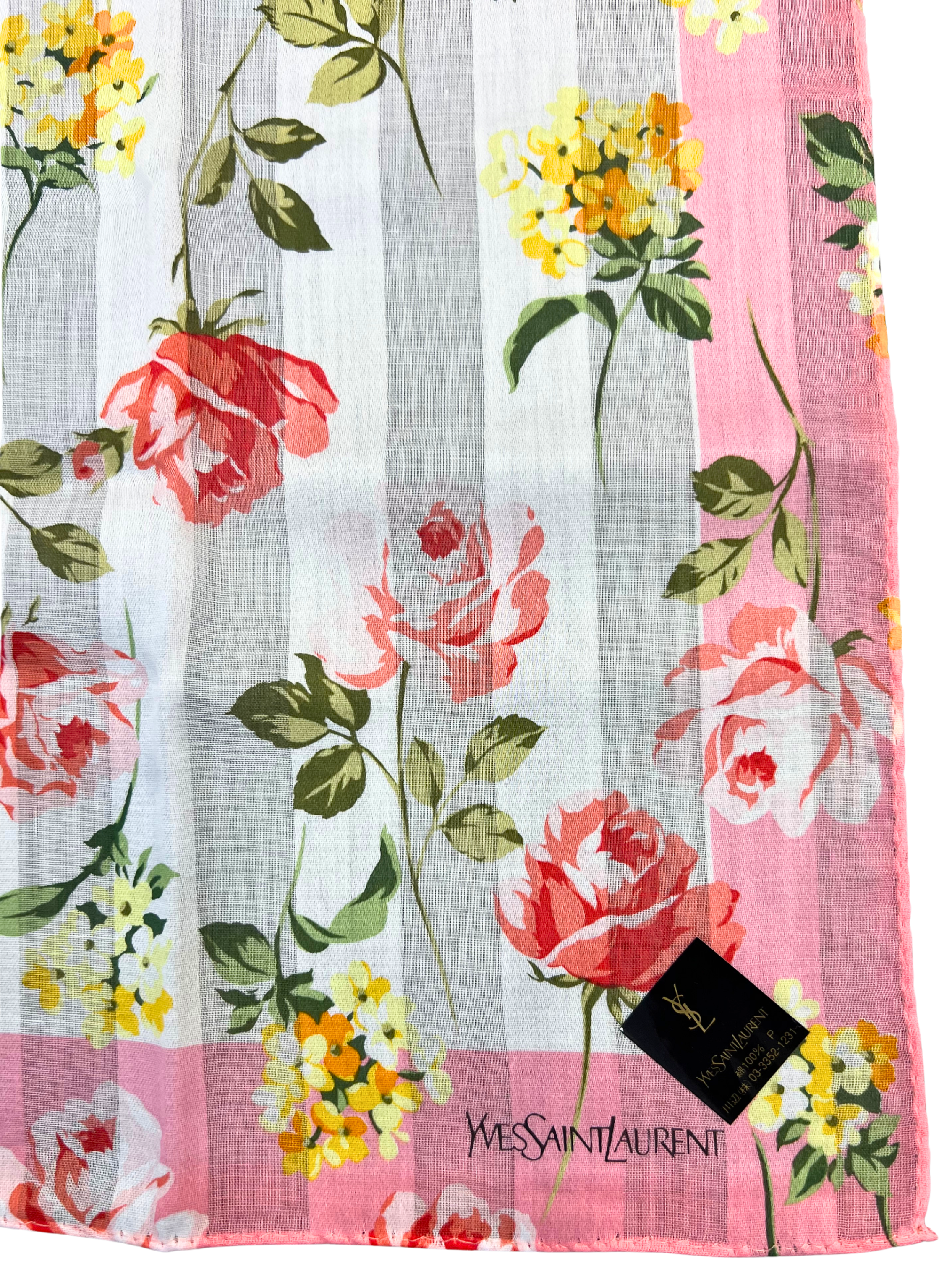 Yves Saint Laurent Cotton Handkerchief
