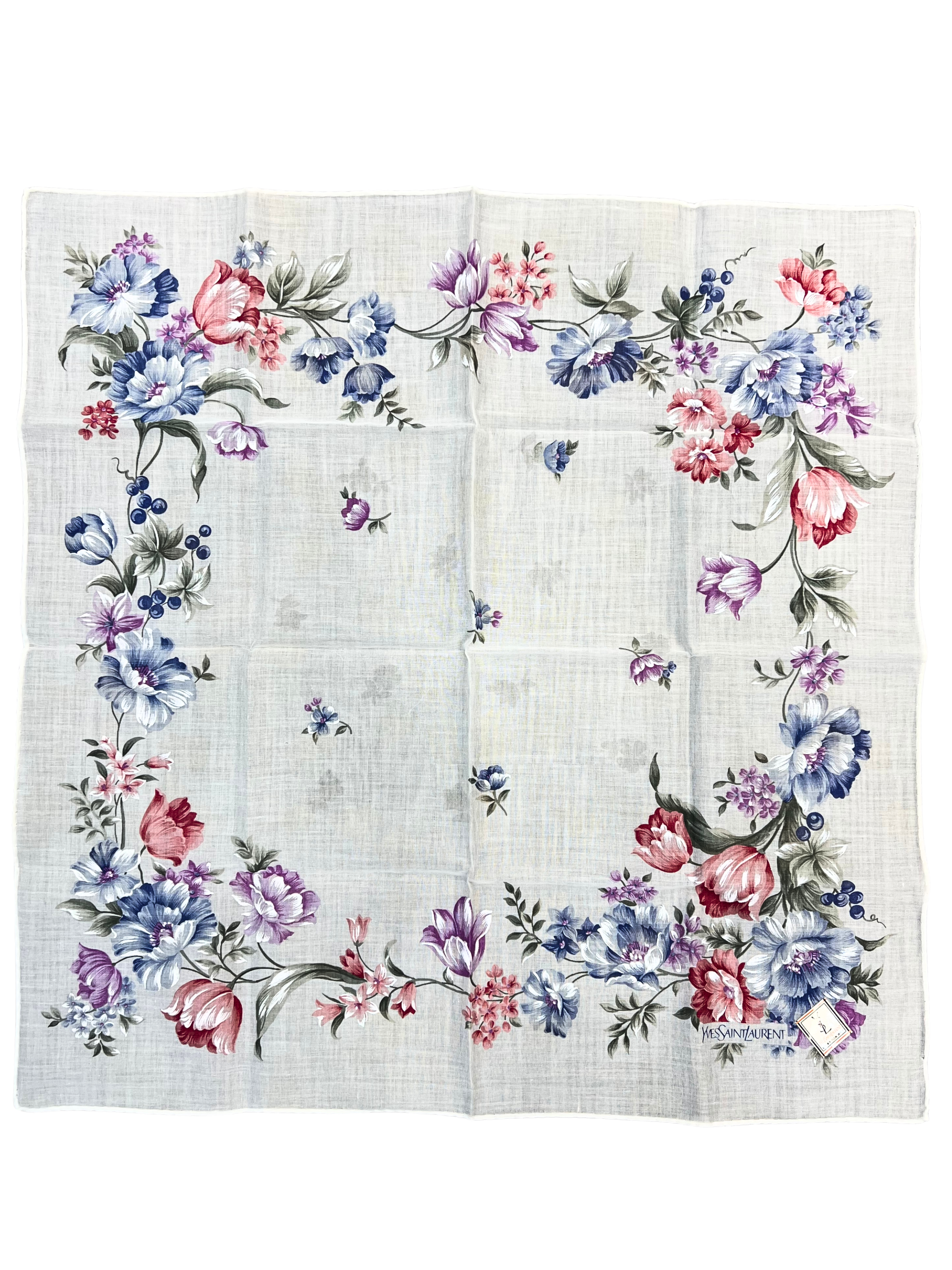 Yves Saint Laurent Cotton Handkerchief
