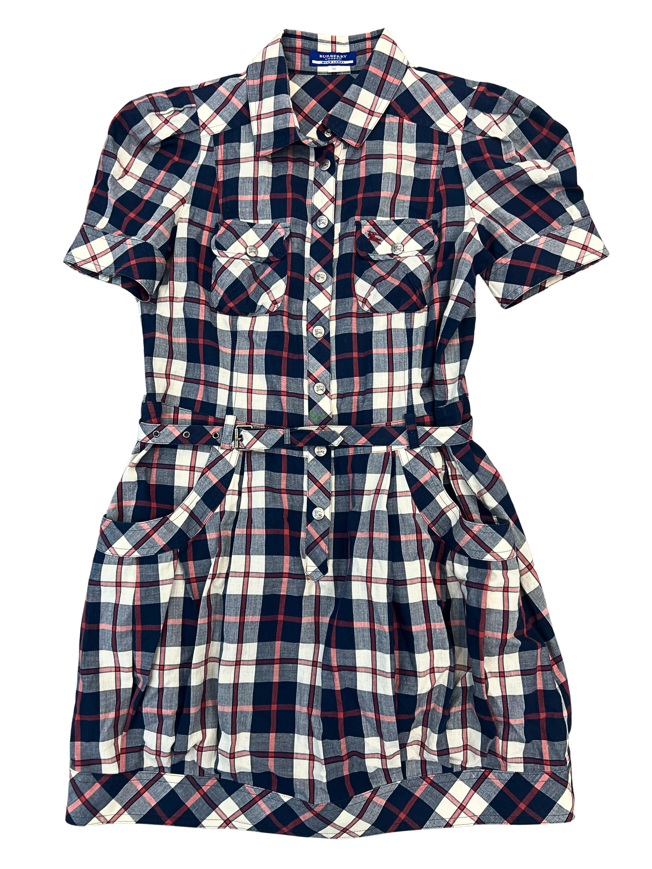 burberry blue label dress BURBERRY BLUE LABEL Burberry Blue Label Mini Dress S