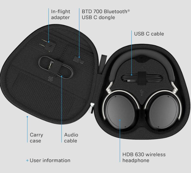 Sennheiser HDB630 Wireless Headphones With ANC Secondary image
