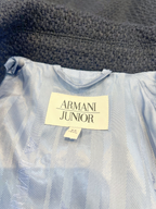 ARMANI ARMANI JEANS COAT-NAVY/KIDS/SIZE 6A