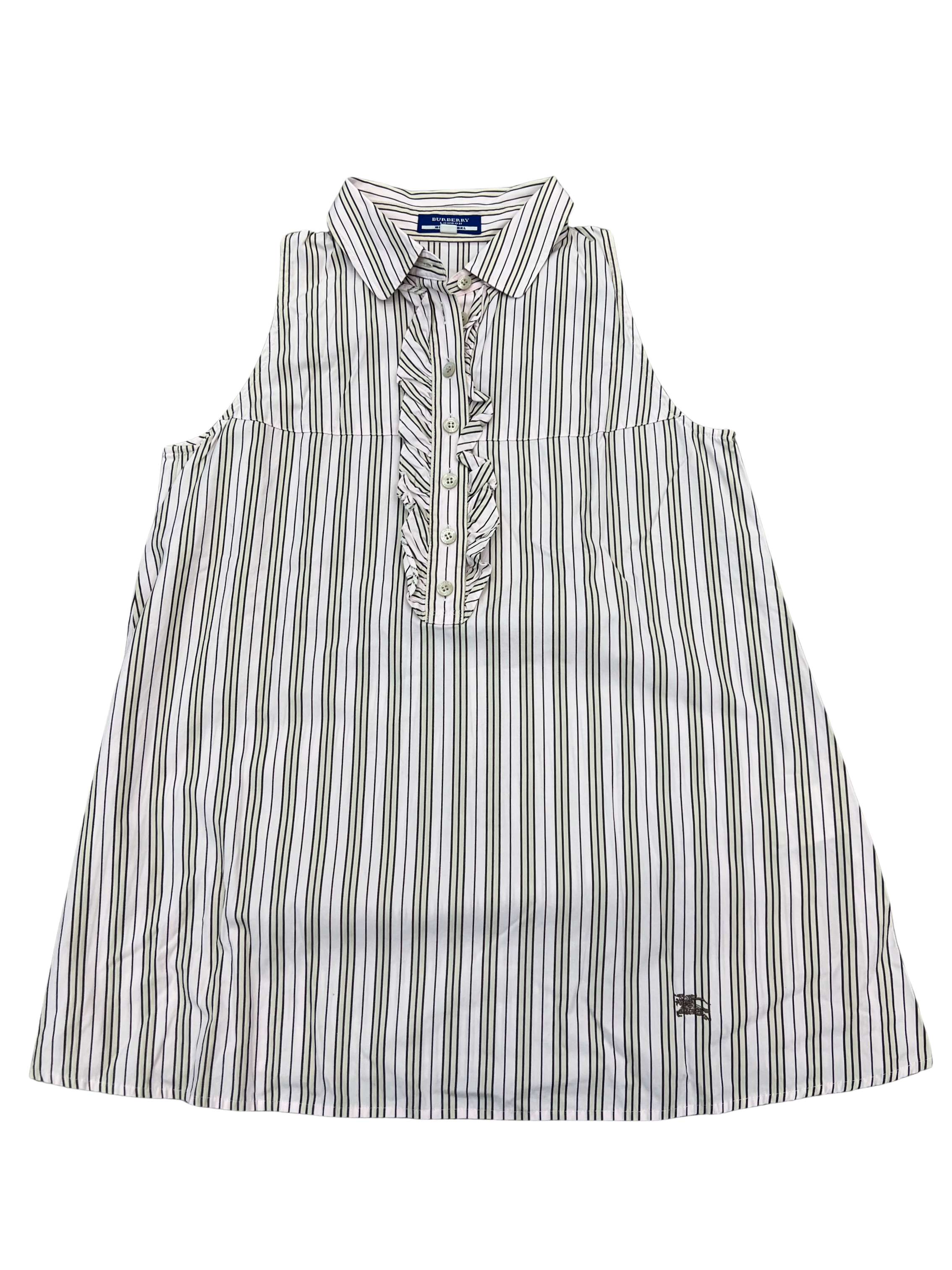 Burberry Blue Label Cotton Sleveeless Blouse