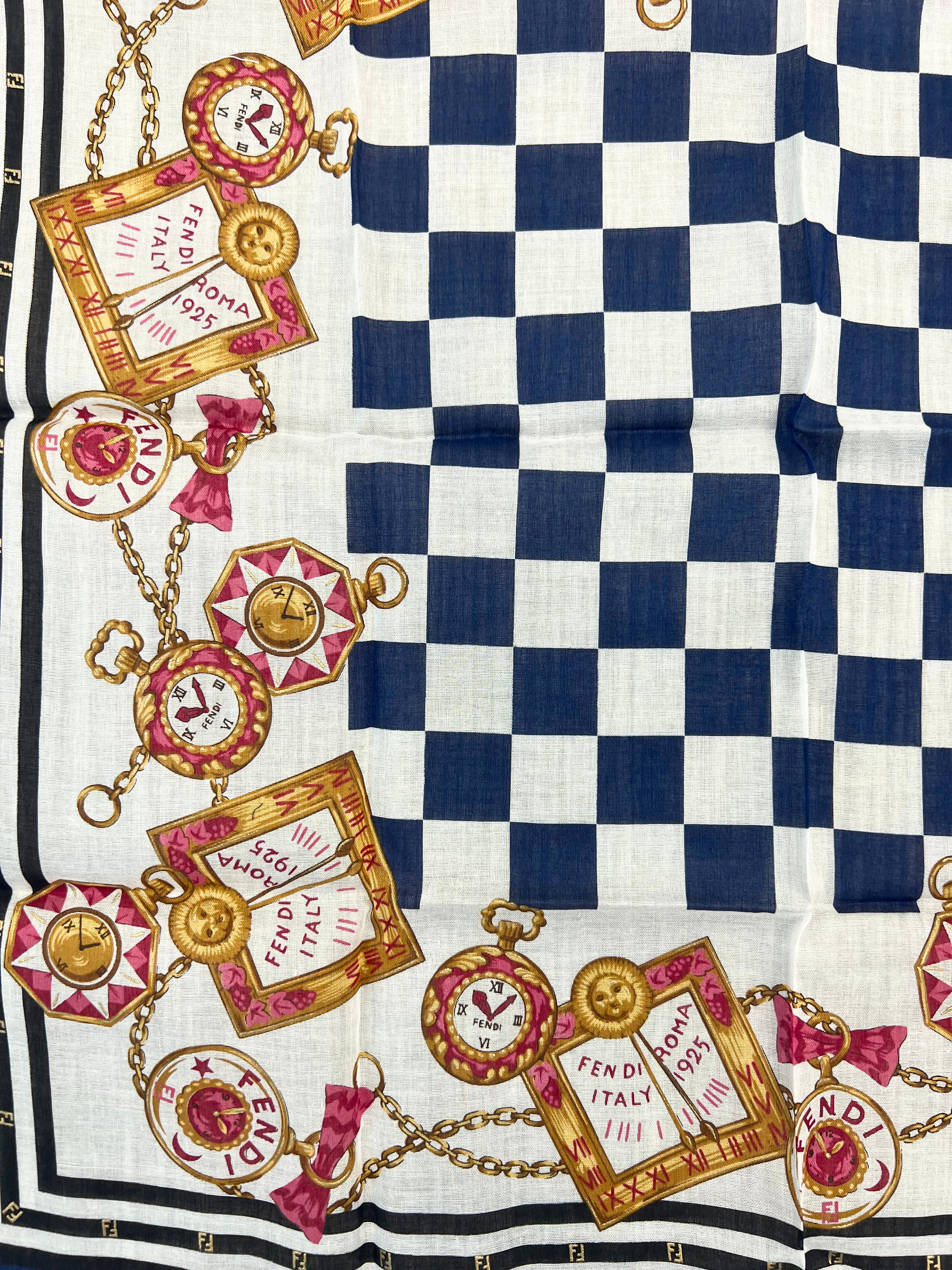 Fendi Cotton Handkerchief