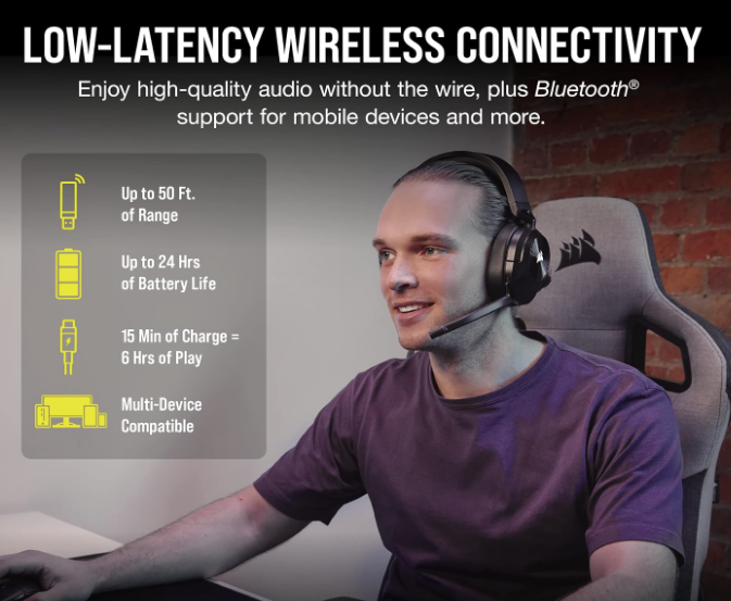 Corsair HS55 Gaming Wireless Headset
