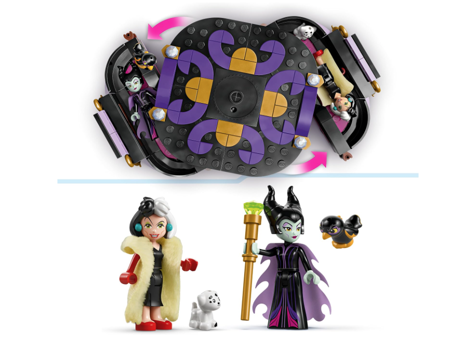 Lego Disney Classic Villain Maleficent's & Cruella De Vil Dress Set