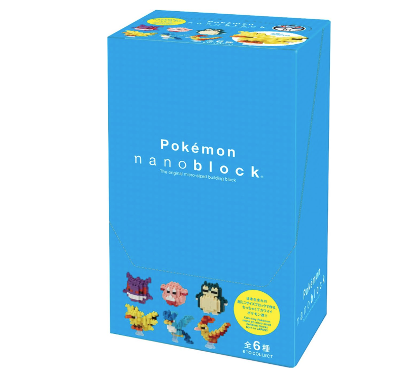 Mini Pokemon Nanoblock By Kawada Set Of 6