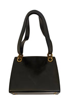 Ferragamo Shoulder Bag-Black Leather
