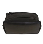 Ferragamo Shoulder Bag-Black Canvas Cloth & Gold Chain Strap