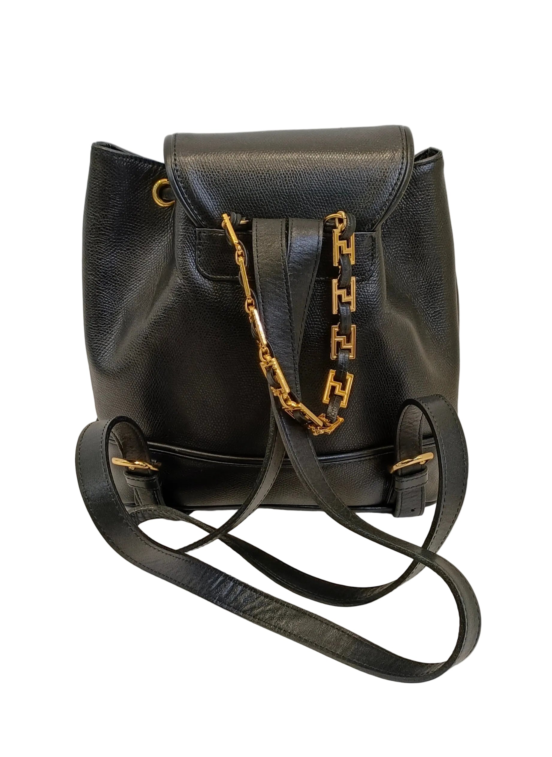 Versace Backpack-Black Leather Secondary image