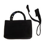 Ferragamo Tote Bag-Black/Canvas Cloth/2 Way Bag