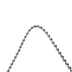 Gucci Ball Chain Interlock Sterling Silver Necklace