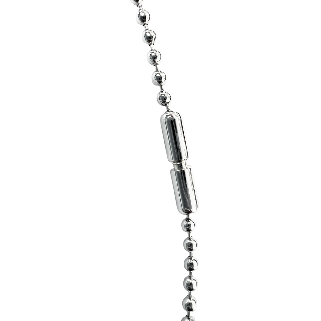 Gucci Ball Chain Sterling Silver Necklace