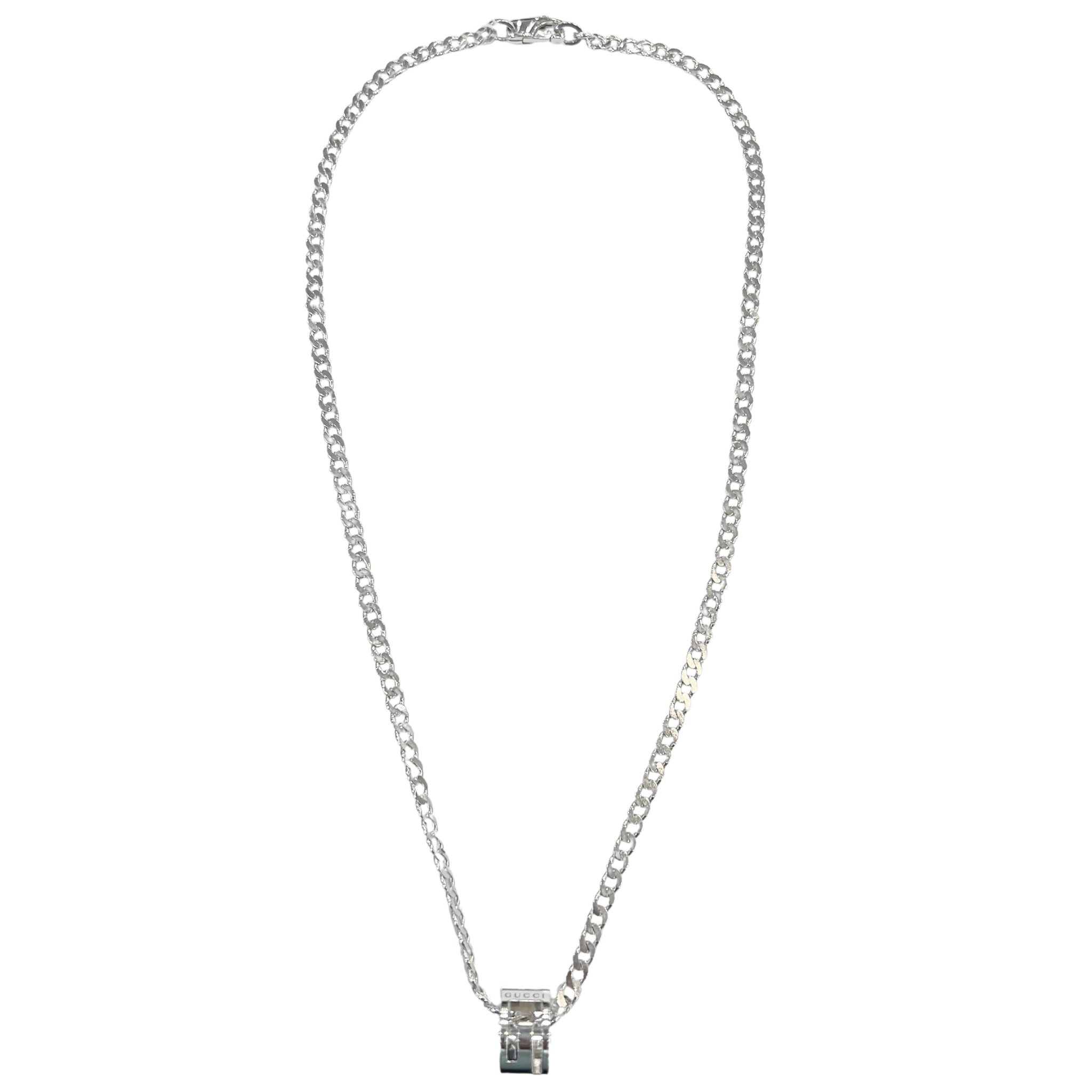 Gucci Sterling Silver Chain Necklace With Pendants Main image