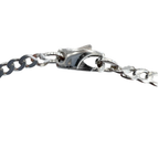 Gucci Sterling Silver Chain Necklace With Pendants