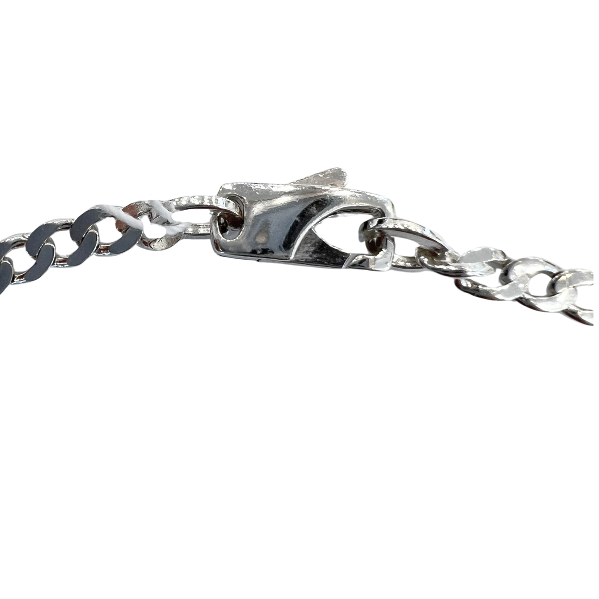 Gucci Sterling Silver Chain Necklace With Pendants