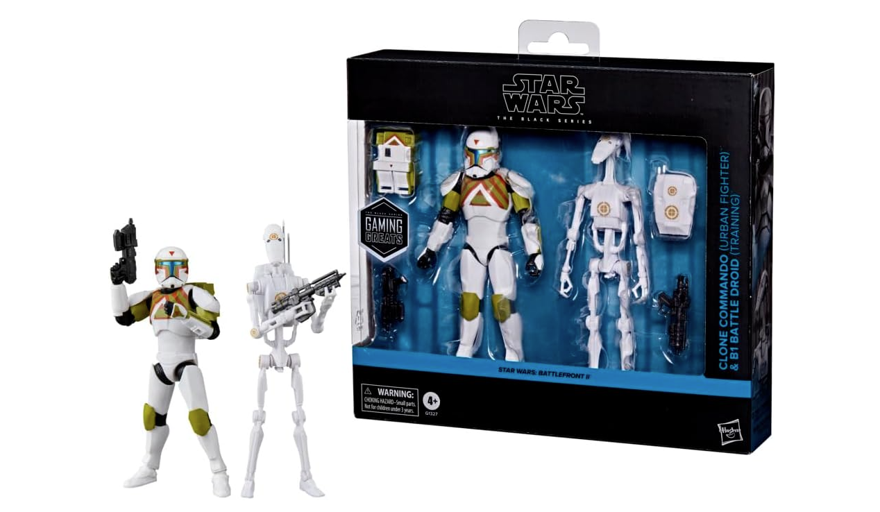 Star Wars Close Commando & B1 Battle Droid Set Of 2 Main image