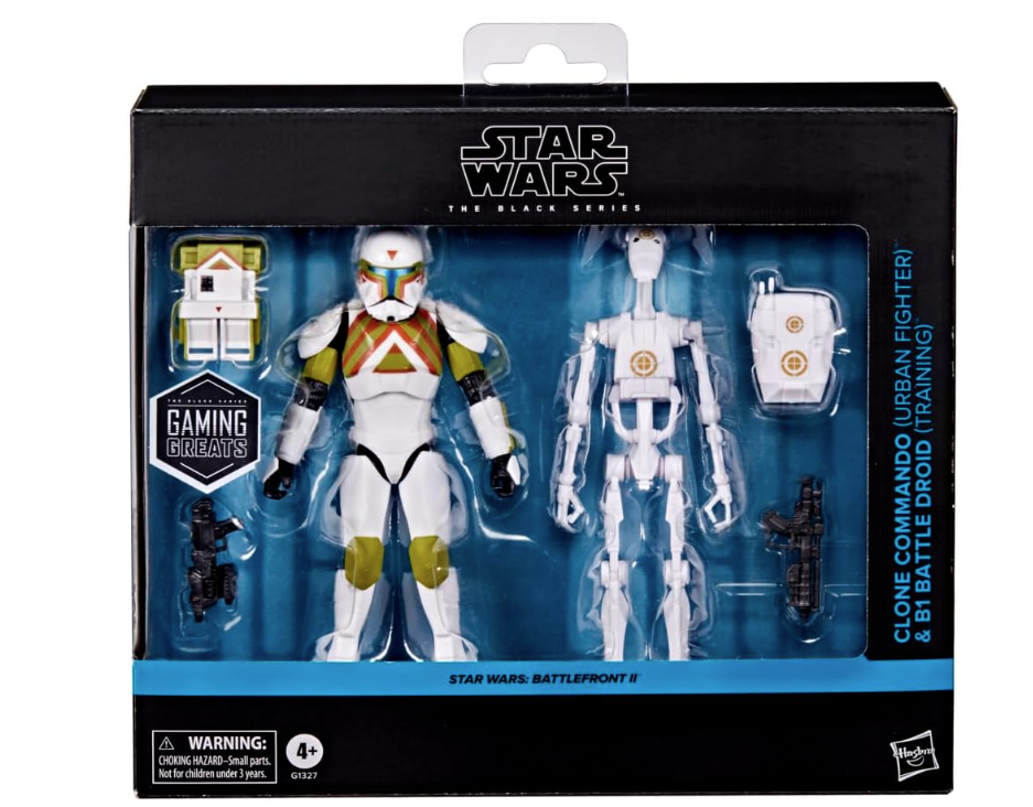Star Wars Close Commando & B1 Battle Droid Set Of 2