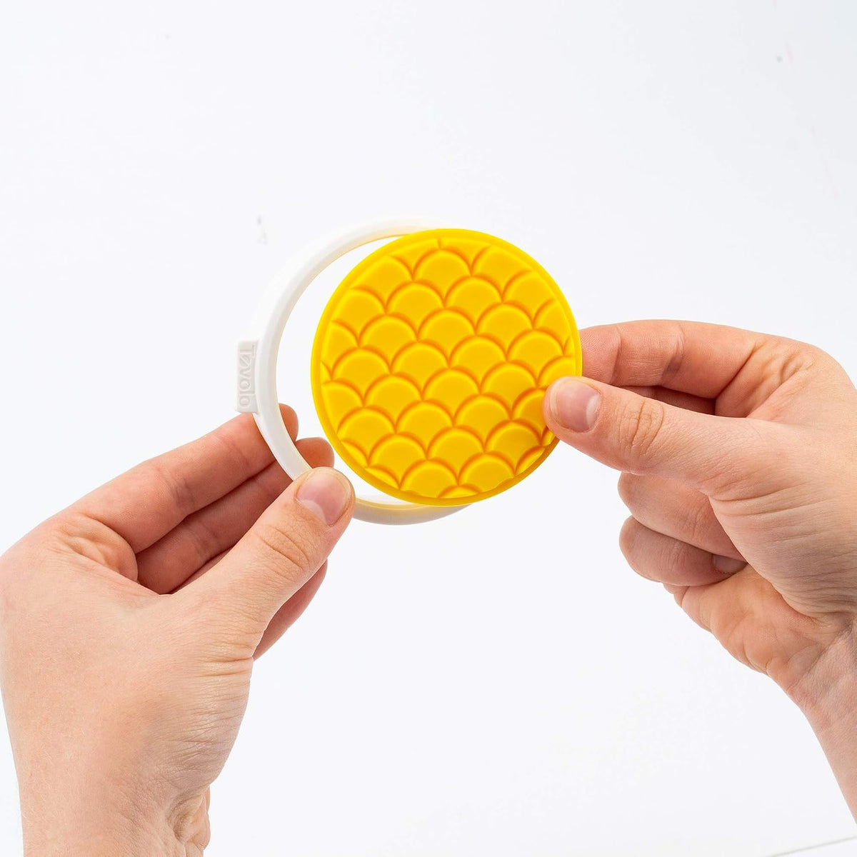 Tovolo Classic Print, Templates Reverse, Dishwasher Safe, Set of 6 Cookie Cutters, 1, Yellow
