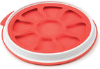 Tovolo Produce Keeper Food Storage for Fruit, Onions & Veggies - Seal 'N Store, Large, Red