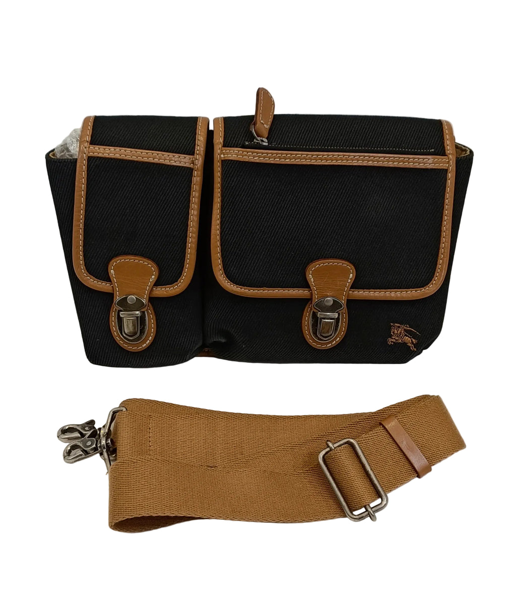 Burberry Blue Label Shoulder Bag-Black Canvas