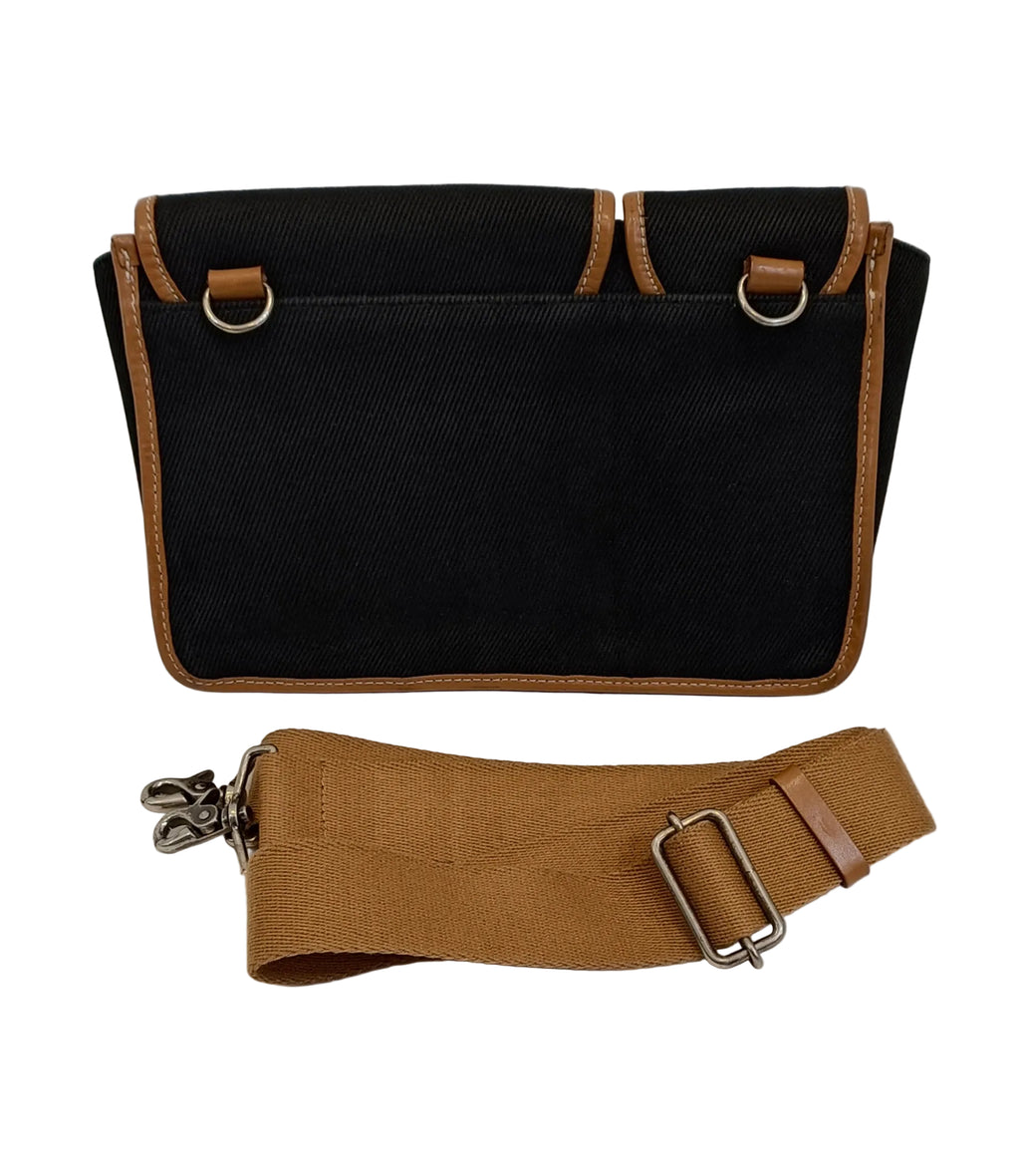 Burberry Blue Label Shoulder Bag-Black Canvas