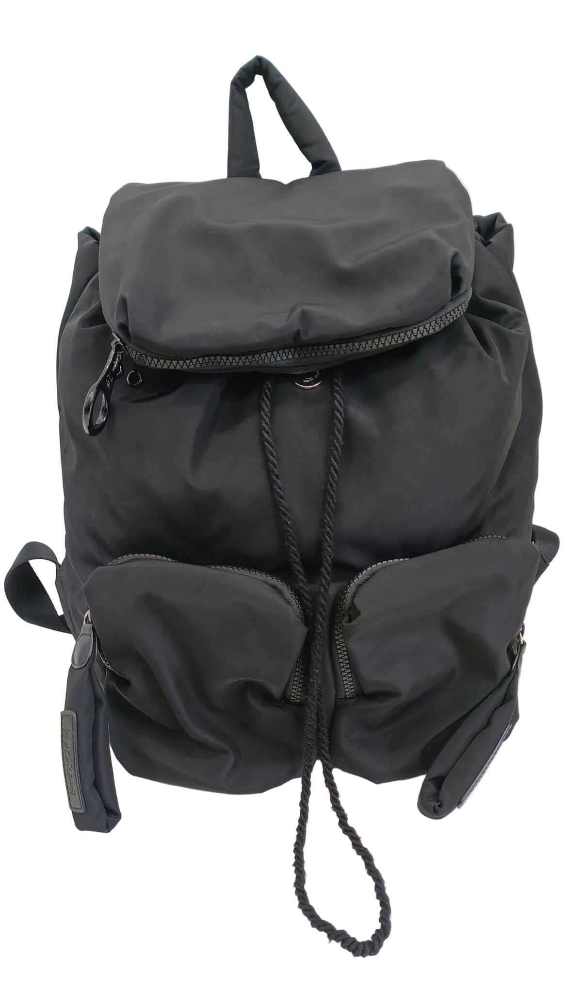 Chloe See By Chloe Backpack-Black Puffy Nylon