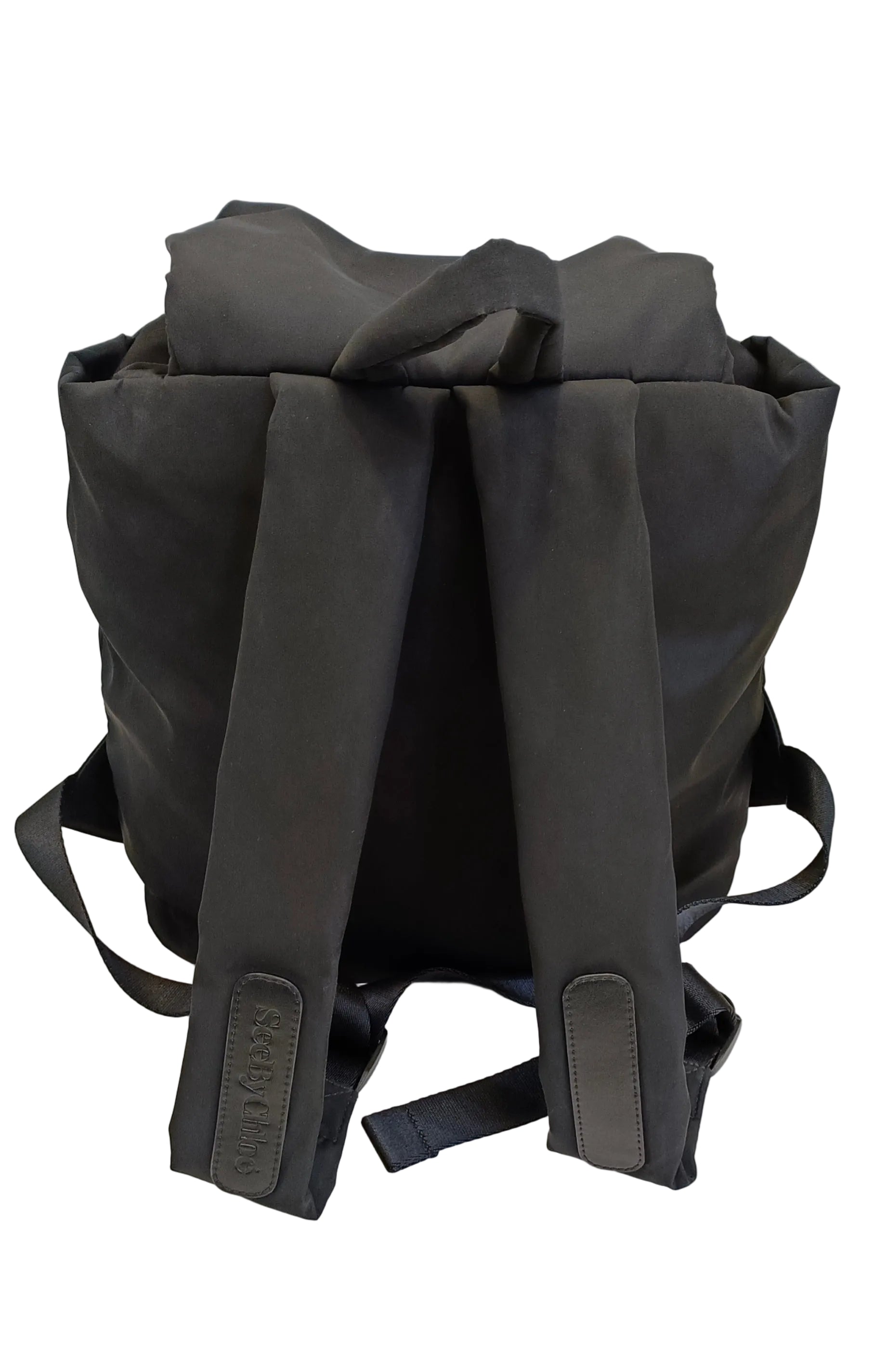 Chloe See By Chloe Backpack-Black Puffy Nylon Secondary image