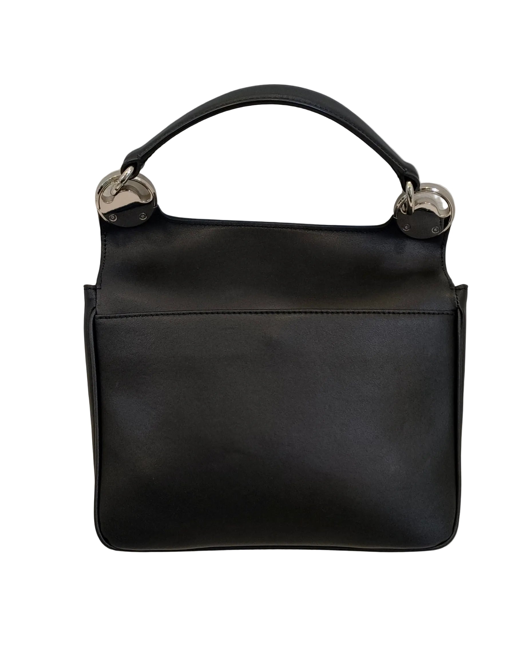 Kenzo Tote Bag-Black Leather/Eye Design Secondary image