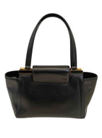 Ralph Lauren / Lauren Rll Shoulder Bag-Black Leather