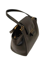 Ralph Lauren / Lauren Rll Shoulder Bag-Black Leather
