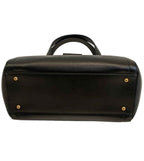 Ralph Lauren / Lauren Rll Shoulder Bag-Black Leather