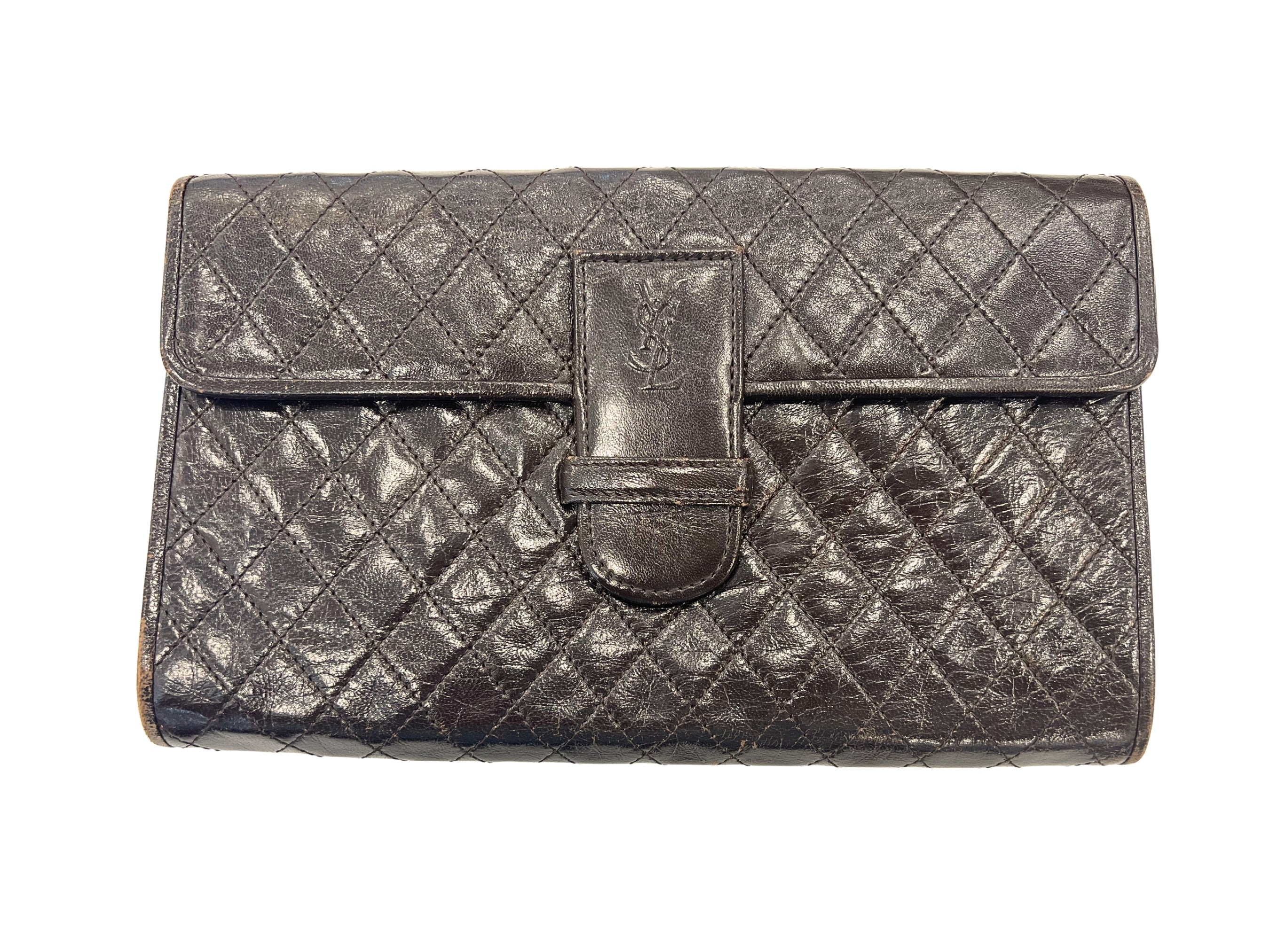 Yves Saint Laurent Leather Clutch Bag Main image