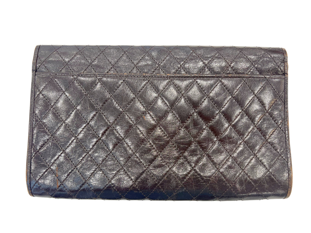 Yves Saint Laurent Leather Clutch Bag