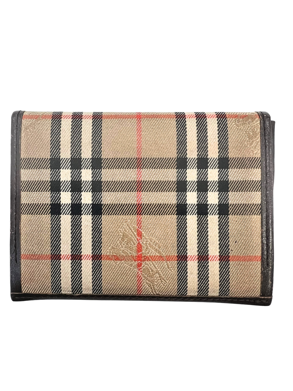 Burberry Novacheck Leather Wallet