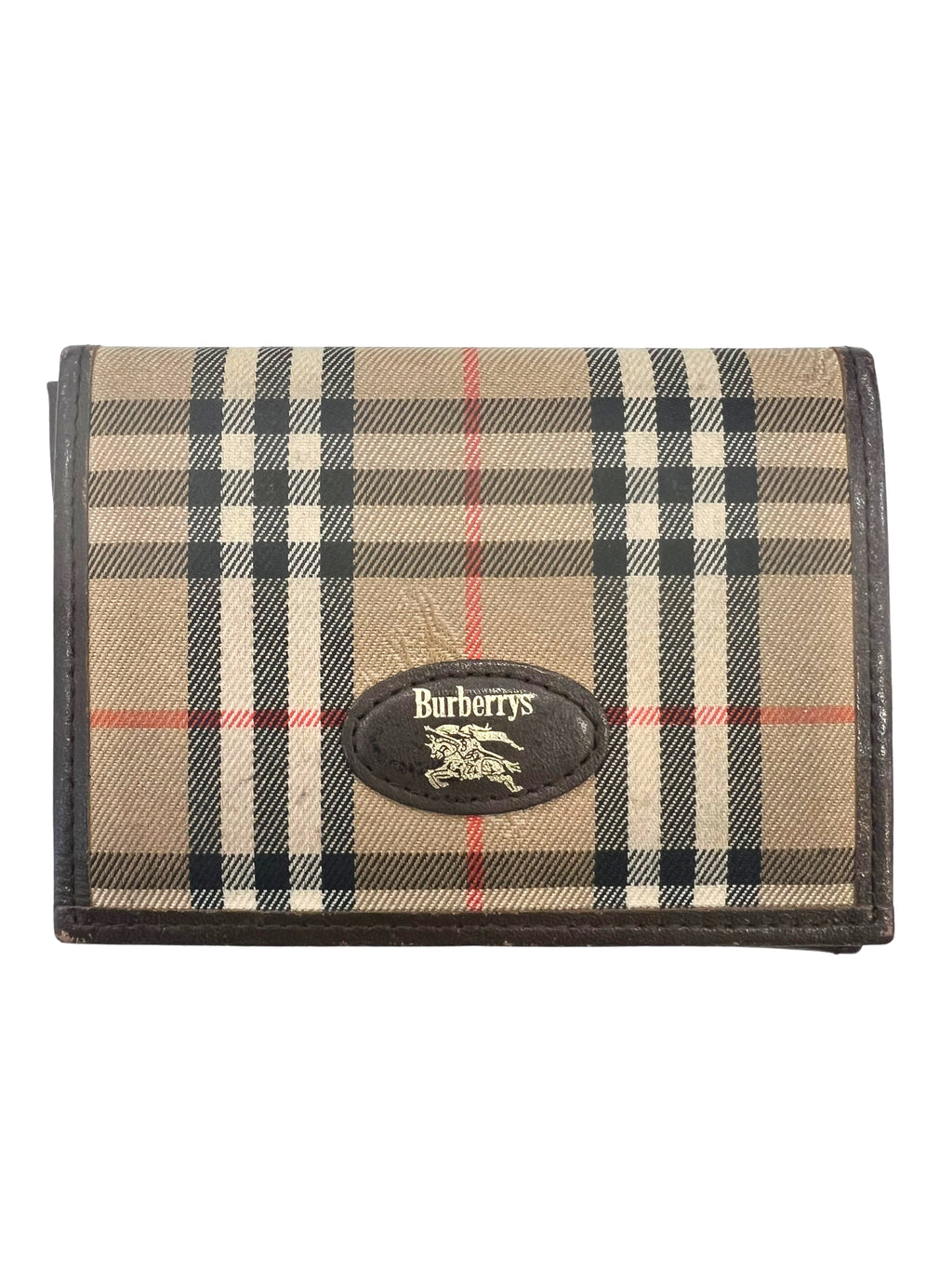 Burberry Novacheck Leather Wallet