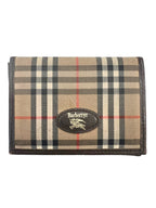 Burberry Novacheck Leather Wallet