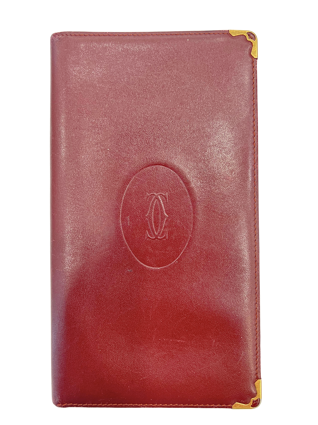 Cartier Must De Cartier Leather Duo Fold Wallet