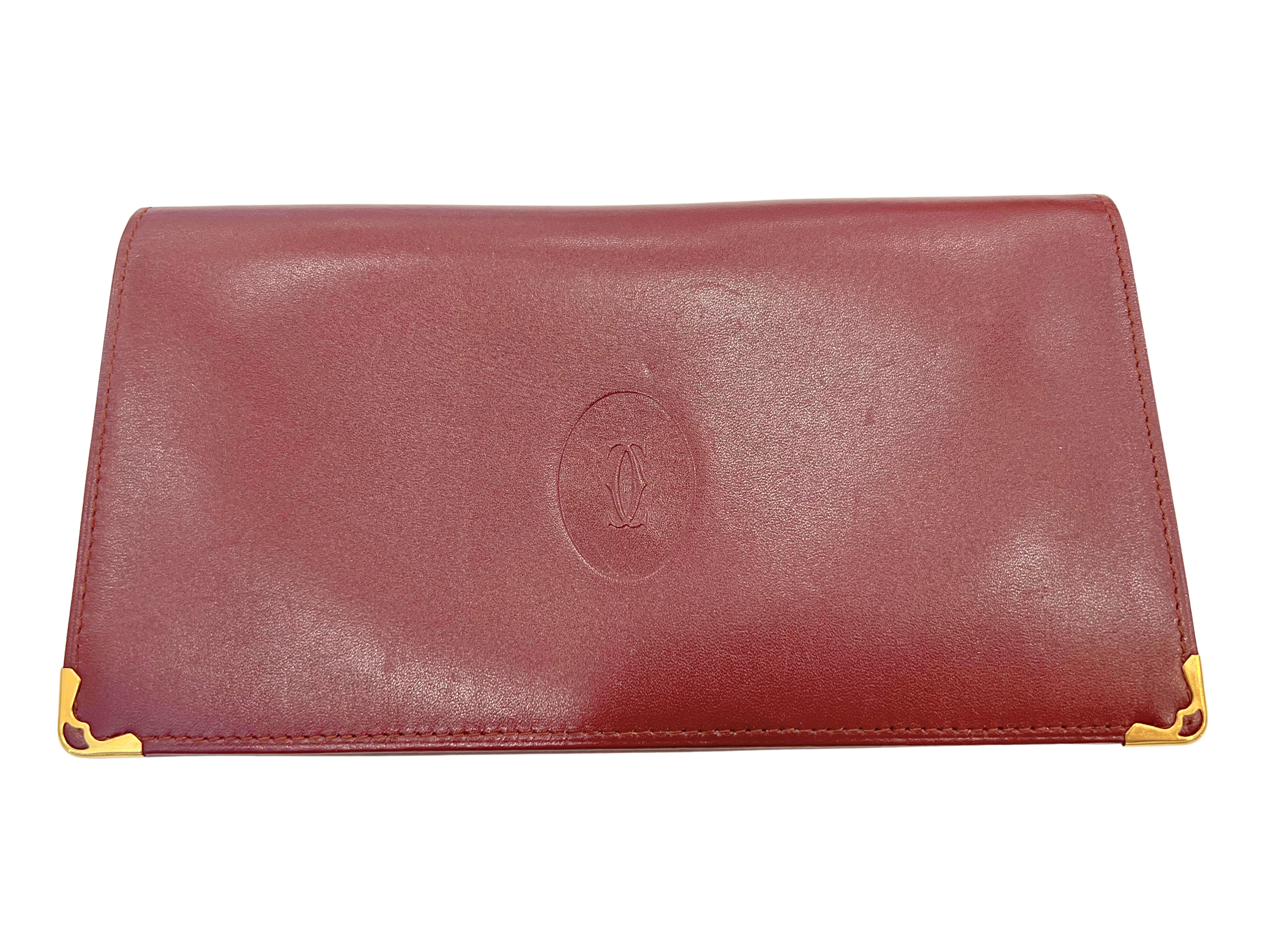 Cartier Must De Cartier Leather Duo Fold Wallet