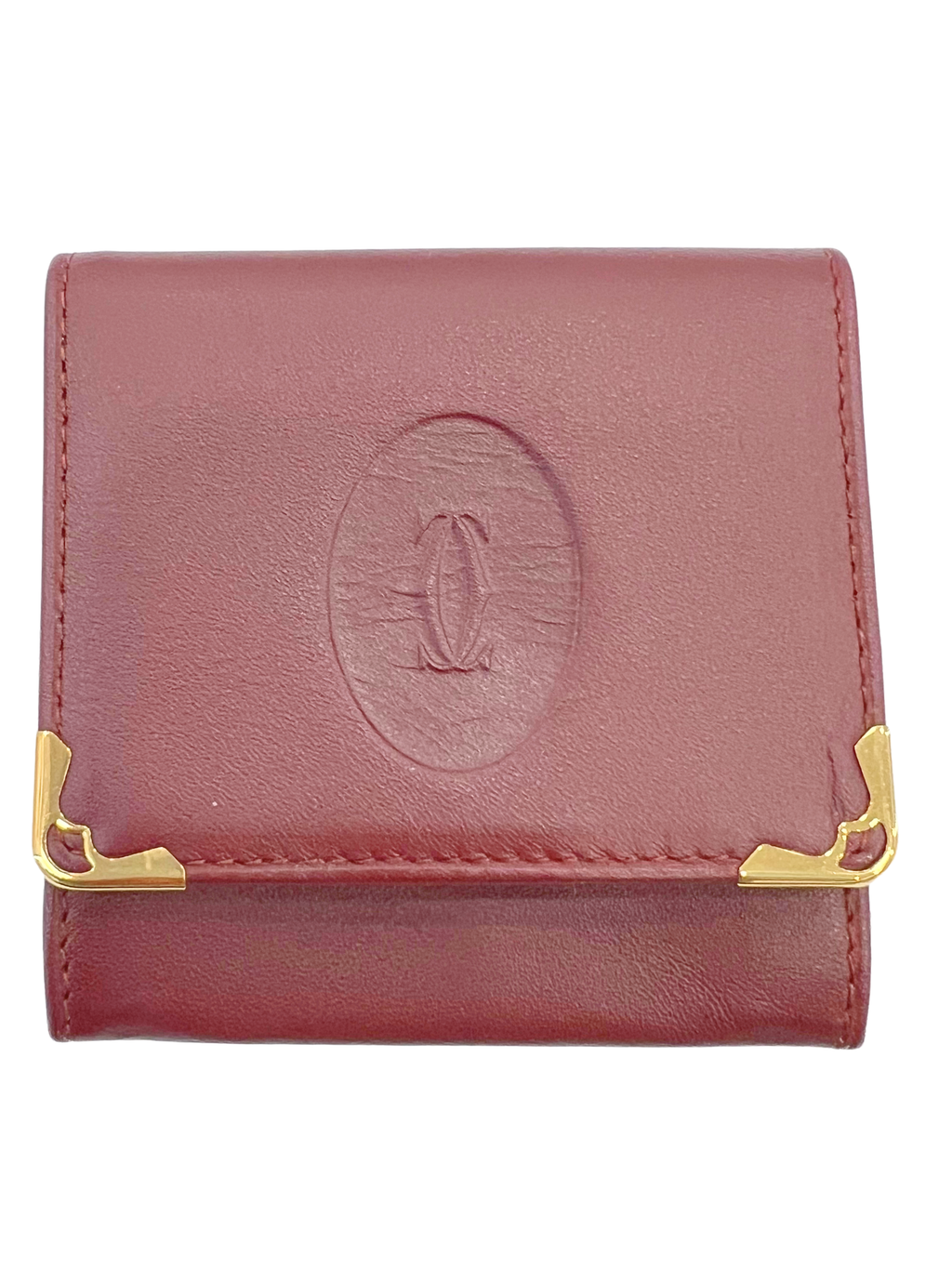 Cartier Must De Cartier Leather Coin Pouch