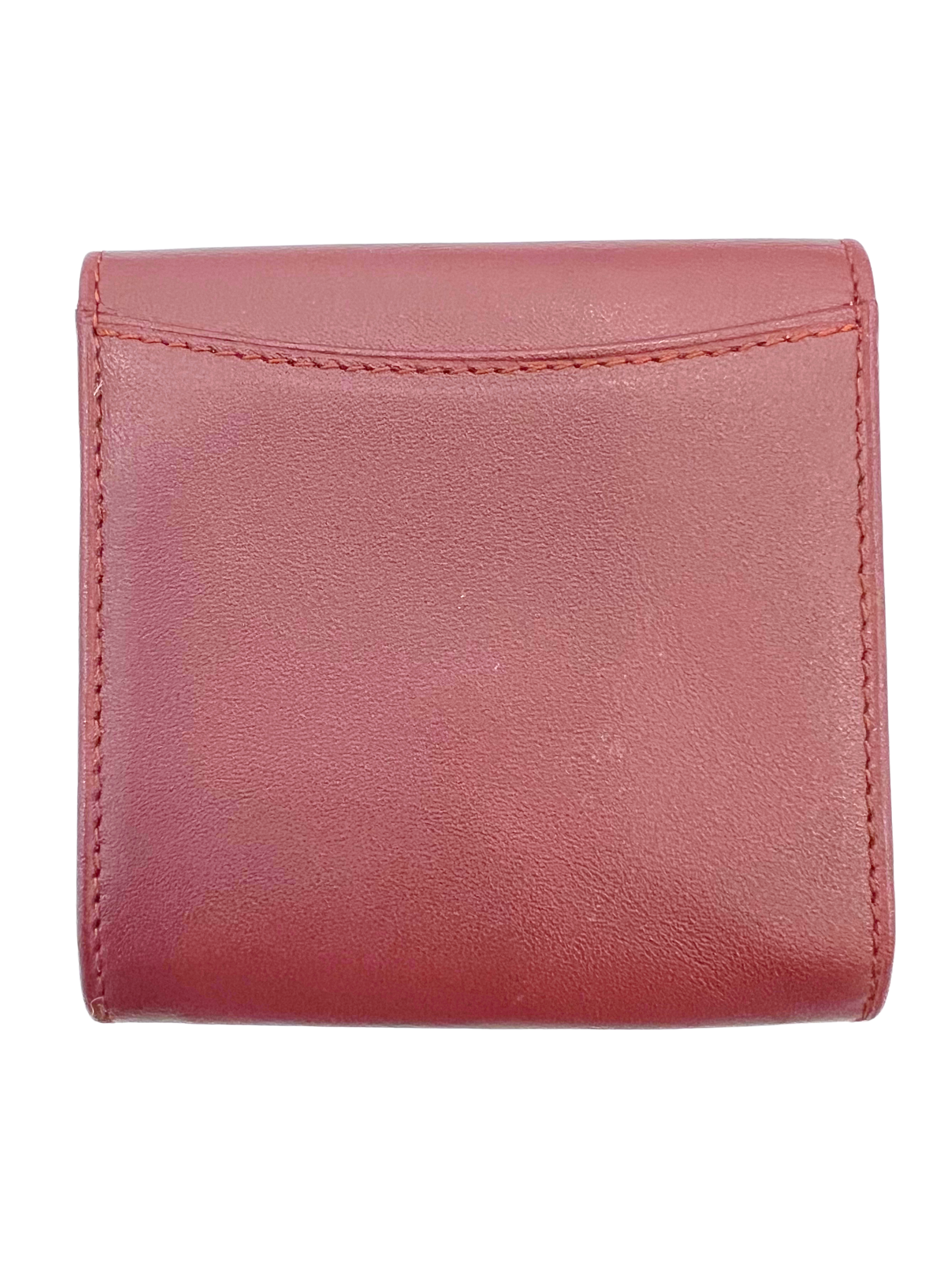 Cartier Must De Cartier Leather Coin Pouch