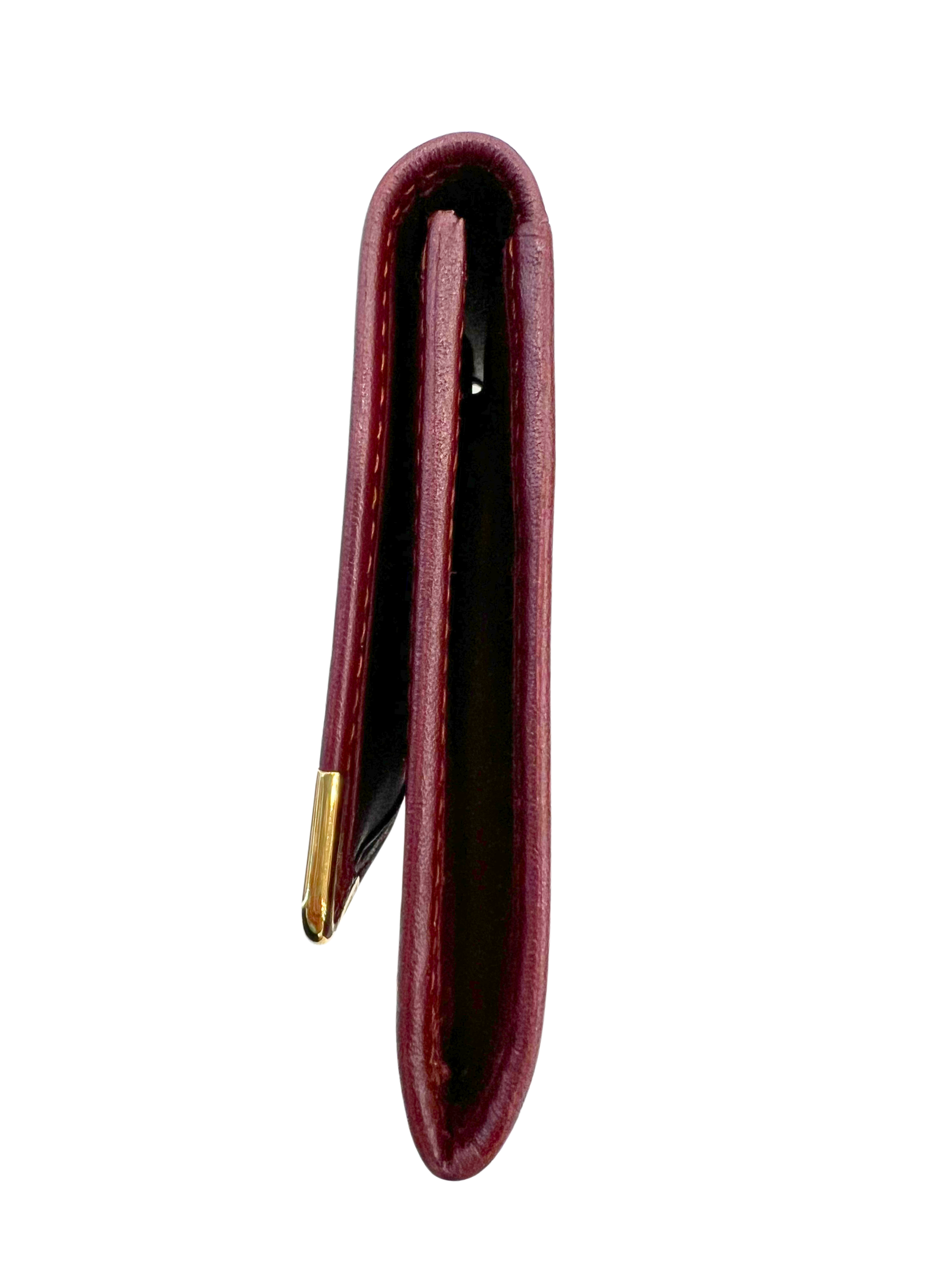 Cartier Must De Cartier Leather Coin Pouch