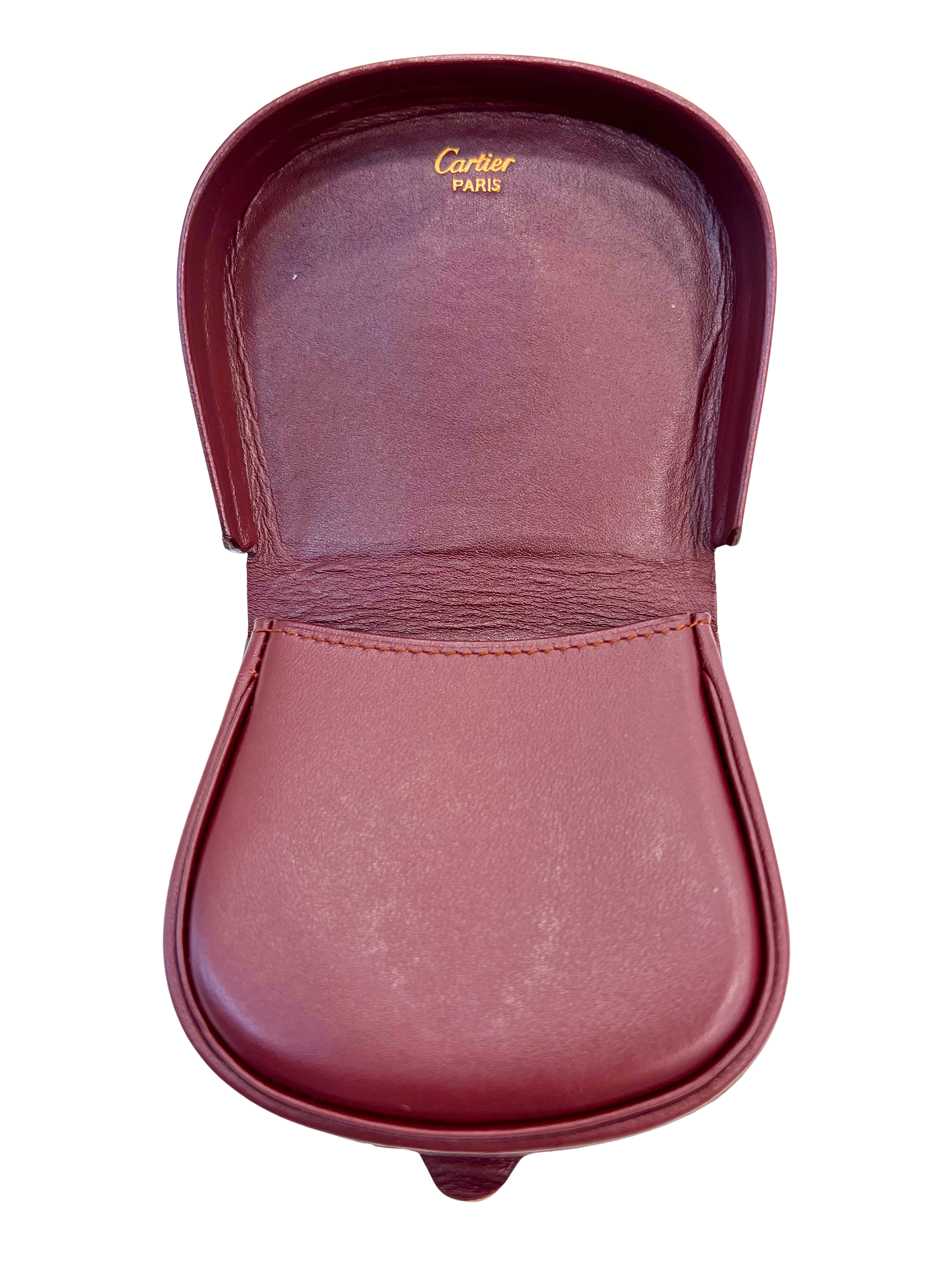 Cartier Must De Cartier Leather Coin Case