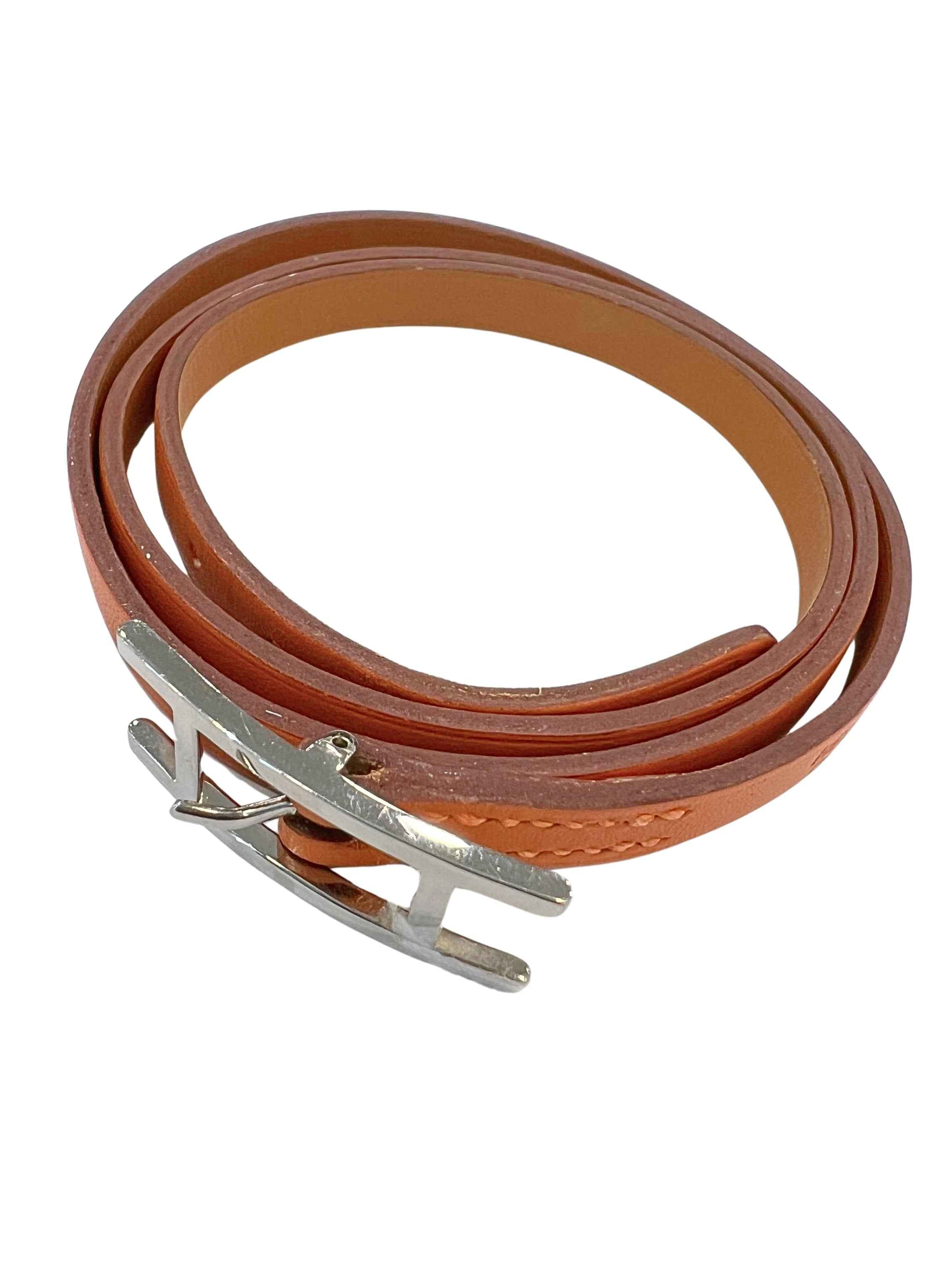 Hermes Behapi Leather Bracelet